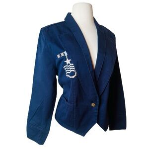 MONDI VINTAGE NAUTICAL BLAZER.